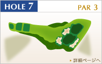 センチュリー三木ゴルフ倶楽部 OUT7番ホール コース図