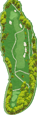 シャトレーゼカントリークラブ野辺山 OUT6番ホール コース図