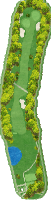 トライアルゴルフ＆リゾート ＯＩＴＡ ＣＯＵＲＳＥ（旧：大分東急ゴルフクラブ） IN10番ホール コース図