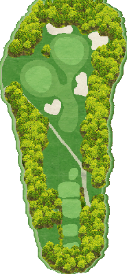 トライアルゴルフ＆リゾート ＯＩＴＡ ＣＯＵＲＳＥ（旧：大分東急ゴルフクラブ） IN12番ホール コース図