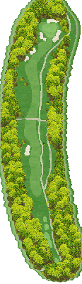 庄内ゴルフ倶楽部 OUT3番ホール コース図