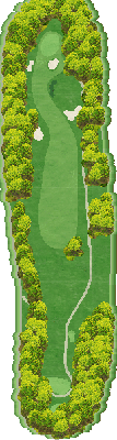 東名富士カントリークラブ OUT7番ホール コース図