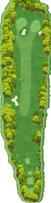 伊達カントリークラブ OUT3番ホール コース図