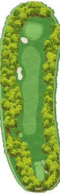 ＪＧＭベルエアゴルフクラブ OUT7番ホール コース図