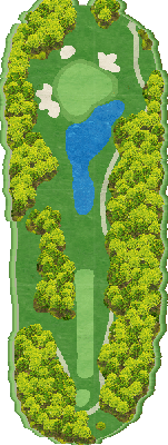 エリエールゴルフクラブ松山（愛媛県） OUT3番ホール コース図