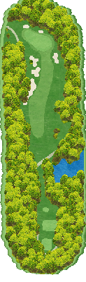 エリエールゴルフクラブ松山（愛媛県） OUT4番ホール コース図