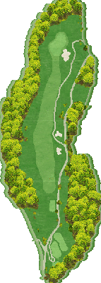 ＴＨＥ ＣＬＵＢ ｇｏｌｆ ｖｉｌｌａｇｅ OUT3番ホール コース図