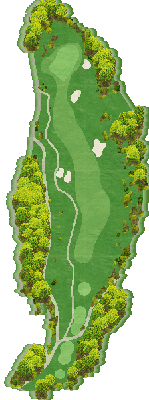 ＴＨＥ ＣＬＵＢ ｇｏｌｆ ｖｉｌｌａｇｅ OUT6番ホール コース図