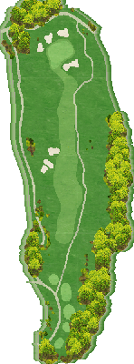 ＴＨＥ ＣＬＵＢ ｇｏｌｆ ｖｉｌｌａｇｅ OUT9番ホール コース図