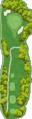 アパリゾート栃木の森ゴルフコース out3番ホール コース図