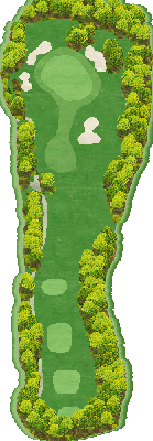 アパリゾート栃木の森ゴルフコース out6番ホール コース図