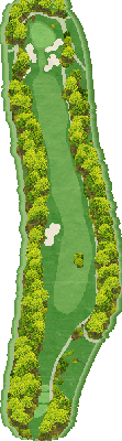 垂水ゴルフ倶楽部 OUT3番ホール コース図