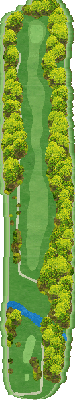 北海道クラシックゴルフクラブ帯広 クラシックコース（北海道クラシックＧＣ 帯広Ｃ） OUT1番ホール コース図