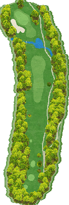 北海道クラシックゴルフクラブ帯広 クラシックコース（北海道クラシックＧＣ 帯広Ｃ） OUT7番ホール コース図