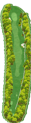 北海道クラシックゴルフクラブ帯広 クラシックコース（北海道クラシックＧＣ 帯広Ｃ） OUT9番ホール コース図