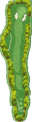 ニドムクラシックコース ニスパOUT3番ホール コース図