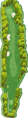ニドムクラシックコース ピリカ2番ホール コース図