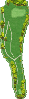 ＨＩＢＡＲＩ ＧＯＬＦ（旧 雲雀丘ゴルフ倶楽部） OUT7番ホール コース図