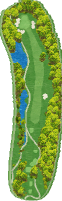 小野グランドカントリークラブ ニューコースOUT8番ホール コース図