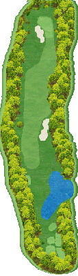 北海道クラシックゴルフクラブ OUT4番ホール コース図