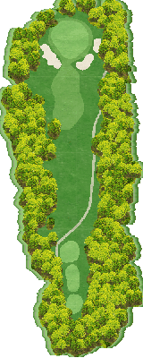 片山津ゴルフ倶楽部 白山・加賀・日本海コース（旧称：片山津ゴルフ場） 白山コースOUT7番ホール コース図