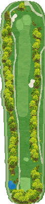 ＯＧＣ岐阜中央ゴルフパーク（旧 アイランドゴルフパーク岐阜中央） OUT9番ホール コース図
