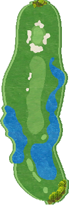 メイフラワーゴルフクラブ IN7番ホール コース図
