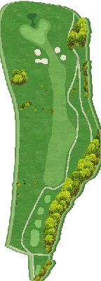 富士クラシック OUT9番ホール コース図