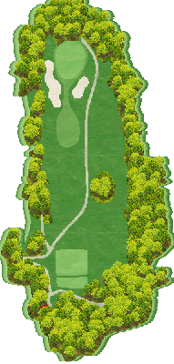 東城陽ゴルフ倶楽部（京都府） OUT7番ホール コース図