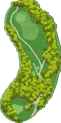 光丘カントリー倶楽部 IN11番ホール コース図