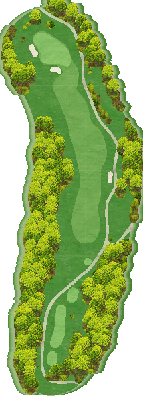 バイロンネルソンカントリークラブ SOUTH4番ホール コース図