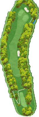 ダイヤグリーン倶楽部 OUT3番ホール コース図