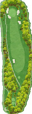 浜松カントリークラブ IN12番ホール コース図