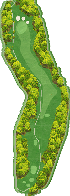 八洲カントリークラブ IN5番ホール コース図