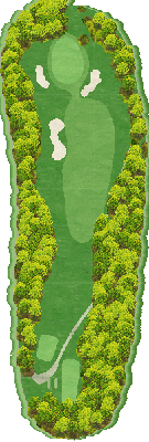 ＣＰＧカントリークラブ OUT6番ホール コース図