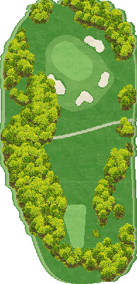 ＣＰＧカントリークラブ OUT7番ホール コース図