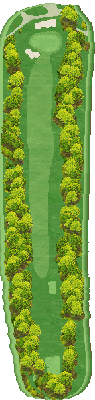 ＣＰＧカントリークラブ OUT9番ホール コース図