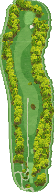 ＣＰＧカントリークラブ IN10番ホール コース図