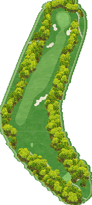 ＣＰＧカントリークラブ IN16番ホール コース図