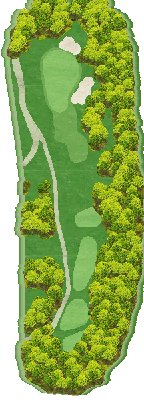 ゴルフ５カントリー サニーフィールド（旧：サニーフィールドゴルフ倶楽部） IN12番ホール コース図