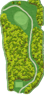 庄司ゴルフクラブ（１８Ｈ Ｐａｒ６０） OUT7番ホール コース図