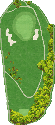 庄司ゴルフクラブ（１８Ｈ Ｐａｒ６０） IN5番ホール コース図