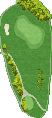 庄司ゴルフクラブ（１８Ｈ Ｐａｒ６０） IN6番ホール コース図