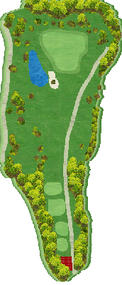 南栃木ゴルフ倶楽部（旧：永野ゴルフ倶楽部） OUT4番ホール コース図