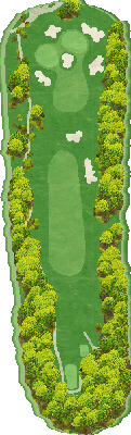 ザ ナショナルカントリー倶楽部 埼玉（旧：廣済堂埼玉ＧＣ） OUT9番ホール コース図
