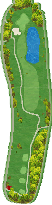 シャトレーゼカントリークラブマサリカップ IN15番ホール コース図