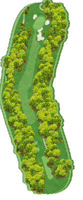 太平洋クラブ益子PGAコース IN7番ホール コース図