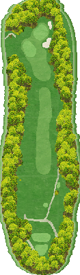レイクランドカントリークラブ IN4番ホール コース図
