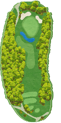 武雄・嬉野カントリークラブ OUT7番ホール コース図