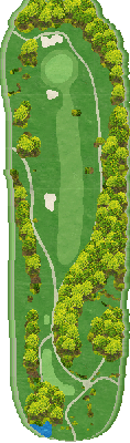 宮島志和カンツリー倶楽部 OUT7番ホール コース図